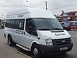 Бесплатный автобус Genser в пункт аренды автомобилей АрендаАвто-злн на Новорязанском шоссе